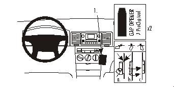 Toyota Corolla 02-07, kątowy w grupie Car audio / Co pasuje do mojego samochodu / Toyota / Corolla Verso / Corolla Verso 2001-2009 u BRL (240853020)