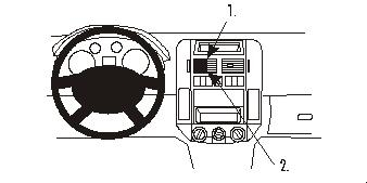 Brodit ProClip, Volkswagen Polo 02-09 w grupie Car audio / Co pasuje do mojego samochodu / Volkswagen / Polo / Polo 2005-2009 u BRL (240853028)
