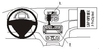 Citroen C2/C3 03-05, centralny w grupie Car audio / Co pasuje do mojego samochodu / Citroën / C3 / C3 2002-2009 u BRL (240853044)