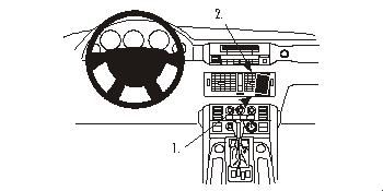 Landrover Range Rover 02-06, kątowy, wysoki w grupie Car audio / Co pasuje do mojego samochodu / Land Rover / Range Rover u BRL (240853052)
