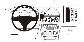 Brodit ProClip, Mazda 6 02-07 w grupie Car audio / Co pasuje do mojego samochodu / Mazda / Mazda 6 / Mazda 6 2002-2007 u BRL (240853091)