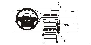 Brodit ProClip, Audi A4 Cabriolet/S4 Cabriolet 02-07 w grupie Car audio / Co pasuje do mojego samochodu / Audi / Audi A4 / Audi A4 2004-2008 / Pozostałe u BRL (240853092)