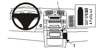 Brodit ProClip, Cadillac SRX 04-06 w grupie Car audio / Co pasuje do mojego samochodu / Cadillac / Cadillac SRX u BRL (240853093)