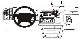 ProClip Uchwyt montażowy Chevrolet Avalanche 02-02, Wyśrodkowany w grupie Car audio / Co pasuje do mojego samochodu / Chevrolet / Tahoe u BRL (240853111)