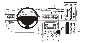 Ford Transit Connect/Tourneo Connect 03-09, Kątowy w grupie Car audio / Co pasuje do mojego samochodu / Ford / Transit Connect / Transit Connect 2002-2013 u BRL (240853205)