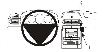 Brodit ProClip, Porsche Cayenne 03-10 w grupie Car audio / Co pasuje do mojego samochodu / Porsche / Cayenne / Cayenne E1 2003-2010 u BRL (240853210)