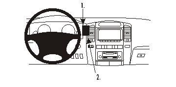 ProClip Monteringsbygel Lexus LX Serie 03-07, Wycentrowany w grupie Car audio / Co pasuje do mojego samochodu / Lexus / Lexus LX u BRL (240853222)