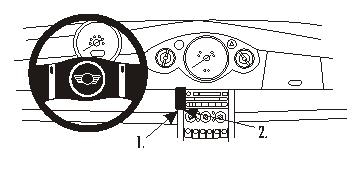 Brodit ProClip, Mini Cooper Convertible 01-07 w grupie Car audio / Co pasuje do mojego samochodu / Mini / Mini Cooper / Mini Cooper R56 2006-2014 u BRL (240853245)