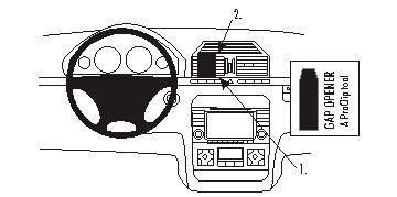 Brodit ProClip, Mercedes Benz S-Class 03-05 w grupie Car audio / Co pasuje do mojego samochodu / Mercedes / Klasa S u BRL (240853246)