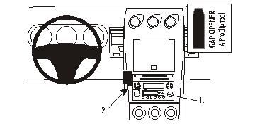 ProClip Monteringsbygel Nissan 350 Z 03-09, Wycentrowany w grupie Car audio / Co pasuje do mojego samochodu / Nissan / 350 Z u BRL (240853250)