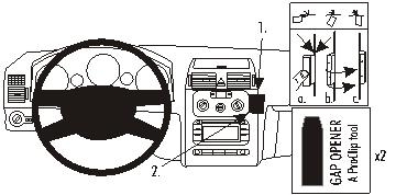 Brodit ProClip, Volkswagen Touran 03-15 w grupie Car audio / Co pasuje do mojego samochodu / Volkswagen / Touran / Touran 2003-2010 u BRL (240853266)