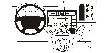 Ford C-Max 04-10/Ford Kuga 08-12, Kątowy, Niski w grupie Car audio / Co pasuje do mojego samochodu / Ford / Kuga / Kuga 2008-2012 u BRL (240853354)