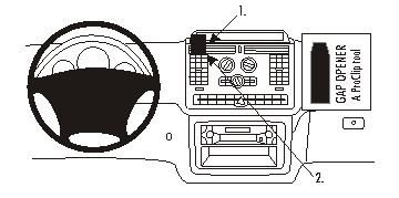 Mercedes Benz Vito 04-14, Wyśrodkowany w grupie Car audio / Co pasuje do mojego samochodu / Mercedes / Vito / Vito 2003-2014 u BRL (240853364)