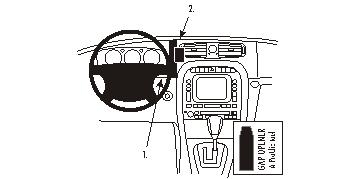 Brodit ProClip, Jaguar XJ 03-09 w grupie Car audio / Co pasuje do mojego samochodu / Jaguar / Jaguar XJ u BRL (240853383)