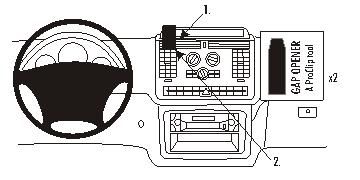 Mercedes Benz Vito 04-14, wyśrodkowany, schowek na drobiazgi w grupie Car audio / Co pasuje do mojego samochodu / Mercedes / Vito / Vito 2003-2014 u BRL (240853569)