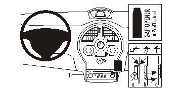 Renault Modus 05-13, pod kątem w grupie Car audio / Co pasuje do mojego samochodu / Renault / Modus u BRL (240853575)