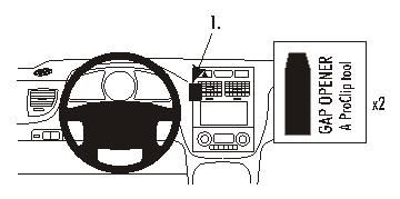 Kia Sportage 05-10, wyśrodkowany w grupie Car audio / Co pasuje do mojego samochodu / Kia / Sportage / Sportage 2008-2010 u BRL (240853588)
