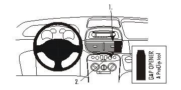 ProClip uchwyt montażowy Fiat Punto 04-07, pod kątem w grupie Car audio / Co pasuje do mojego samochodu / Fiat / Punto u BRL (240853593)