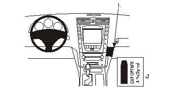 Lexus GS Serie 05-12, pod kątem w grupie Car audio / Co pasuje do mojego samochodu / Lexus / Lexus GS u BRL (240853618)