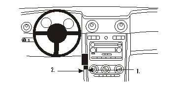 Ford Mustang 05-09, wyśrodkowany, niski w grupie Car audio / Co pasuje do mojego samochodu / Ford / Mustang / Mustang 1994-2004 u BRL (240853627)