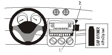 Brodit ProClip, Smart ForFour 04-06 w grupie Car audio / Co pasuje do mojego samochodu / Smart u BRL (240853651)