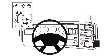 Brodit ProClip, Scania R-series 05-17 w grupie Car audio / Co pasuje do mojego samochodu / Scania / Seria R / R-seria 2004-2016 u BRL (240853674)