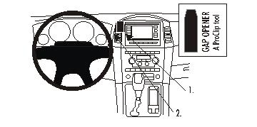 Brodit ProClip, Jeep Grand Cherokee 05-07 w grupie Car audio / Co pasuje do mojego samochodu / Jeep / Jeep Grand Cherokee u BRL (240853698)