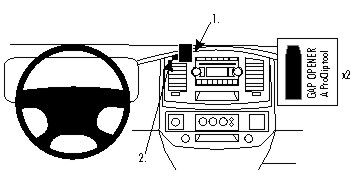 Dodge Ram Pick Up 06-08, Wyśrodkowany w grupie Car audio / Co pasuje do mojego samochodu / Dodge / Dodge RAM u BRL (240853704)