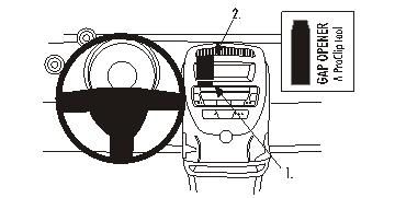 Citroen C1 06-14, Wyśrodkowany w grupie Car audio / Co pasuje do mojego samochodu / Peugeot / Peugeot 107 / Peugeot 107 2005-2014 u BRL (240853716)