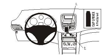 Peugeot 207 06-14, Wyśrodkowany w grupie Car audio / Co pasuje do mojego samochodu / Peugeot / Peugeot 207 / Peugeot 207 2006-2014 u BRL (240853815)