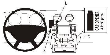 Brodit ProClip, Mercedes Benz GL-Class 06-12 w grupie Car audio / Co pasuje do mojego samochodu / Mercedes / GL u BRL (240853850)