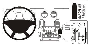 Brodit ProClip, Mercedes Benz GL-Class 06-12 w grupie Car audio / Co pasuje do mojego samochodu / Mercedes / GL u BRL (240853851)