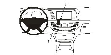 Brodit ProClip, Mercedes Benz S-Class 06-13 w grupie Car audio / Co pasuje do mojego samochodu / Mercedes / Klasa S u BRL (240853852)