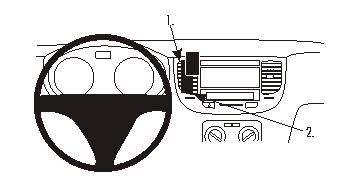 Kia Rio 06-11, Wyśrodkowany w grupie Car audio / Co pasuje do mojego samochodu / Kia / Rio / Rio 2006-2011 u BRL (240853963)