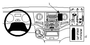 Brodit ProClip, Iveco Daily 06-14 w grupie Car audio / Co pasuje do mojego samochodu / Iveco / Daily u BRL (240853969)