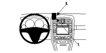 Brodit ProClip, Cadillac SRX 07-09 w grupie Car audio / Co pasuje do mojego samochodu / Cadillac / Cadillac SRX u BRL (240854026)
