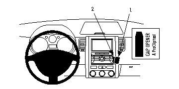 Nissan X-Trail 08-13, Kątowy, Ekran nawigacji w grupie Car audio / Co pasuje do mojego samochodu / Nissan / X-trail u BRL (240854068)