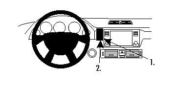 Landrover Range Rover 02-12, Centralny, wysoki w grupie Car audio / Co pasuje do mojego samochodu / Land Rover / Range Rover u BRL (240854085)