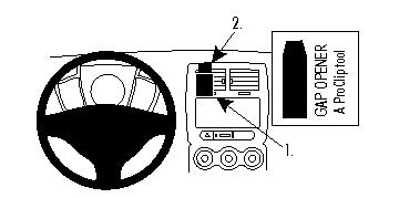 Brodit ProClip, Toyota Urban Cruiser 09-16 w grupie Car audio / Co pasuje do mojego samochodu / Toyota / Urban Cruiser u BRL (240854111)