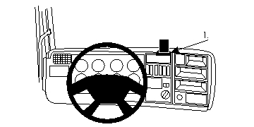 Brodit ProClip, Scania R-series 05-09 w grupie Car audio / Co pasuje do mojego samochodu / Scania / Seria R / R-seria 2004-2016 u BRL (240854160)