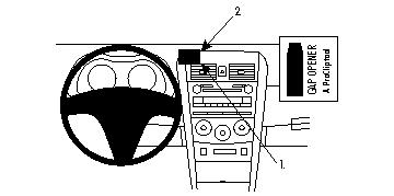 Brodit ProClip, Toyota Corolla 09-11 w grupie Car audio / Co pasuje do mojego samochodu / Toyota / Corolla / Corolla 2006-2012 u BRL (240854164)