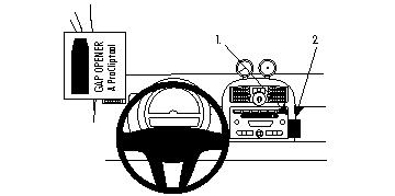 Brodit ProClip, Smart ForTwo 08-10 w grupie Car audio / Co pasuje do mojego samochodu / Smart u BRL (240854167)