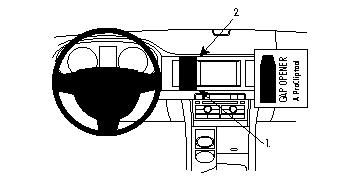Brodit ProClip, Jaguar XF 09-15 w grupie Car audio / Co pasuje do mojego samochodu / Jaguar / Jaguar XF u BRL (240854200)