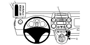 Citroen Berlingo Family 08-15, Pod kątem, Nisko, Manualna w grupie Car audio / Co pasuje do mojego samochodu / Citroën / Berlingo / Berlingo 2008-2018 u BRL (240854210)
