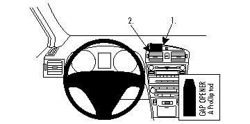 Toyota Avensis 09-15, Na środku w grupie Car audio / Co pasuje do mojego samochodu / Toyota / Avensis / Avensis 2009-2018 u BRL (240854280)