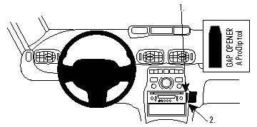 Brodit ProClip, Citroen C3 Picasso 09-18 w grupie Car audio / Co pasuje do mojego samochodu / Citroën / C3 / C3 2017-2024 u BRL (240854294)