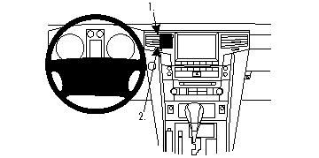 Lexus LX seria 08-15, wyśrodkowany w grupie Car audio / Co pasuje do mojego samochodu / Lexus / Lexus LX u BRL (240854324)