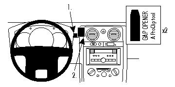 Brodit ProClip, Isuzu D-Max/Rodeo 08-12 w grupie Car audio / Co pasuje do mojego samochodu / Isuzu / Isuzu D-Max u BRL (240854473)