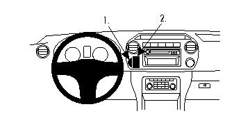 Brodit ProClip, Volkswagen Amarok 11-16 w grupie Car audio / Co pasuje do mojego samochodu / Volkswagen / Amarok / Amarok 2010-2021 u BRL (240854601)