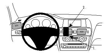 BMW X3 11-14, wyśrodkowany w grupie Car audio / Co pasuje do mojego samochodu / BMW / BMW X3 / BMW F25 2010-2017 u BRL (240854607)